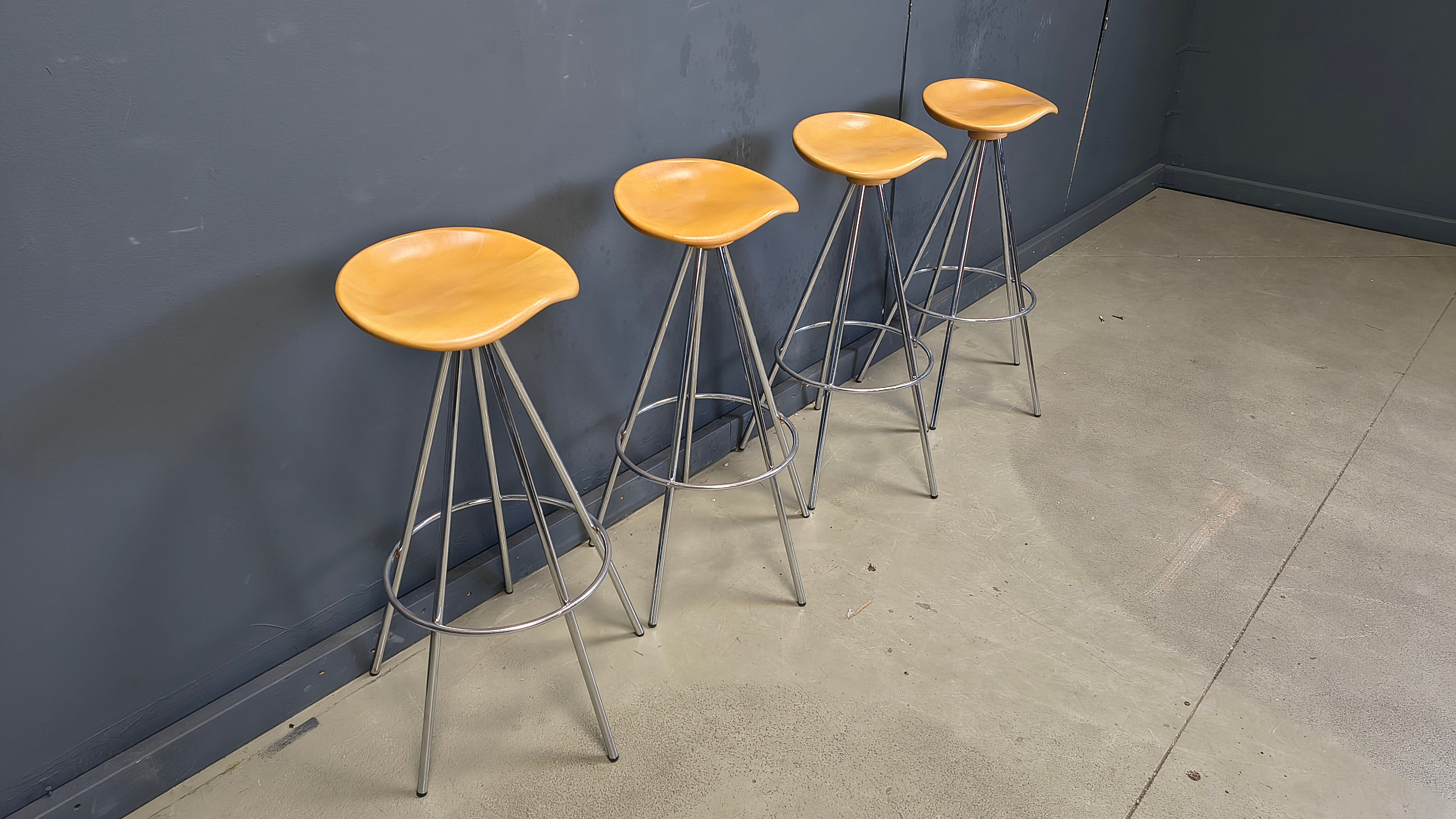 Set of Jamaica swivel bar stools by Pepe Cortès for BD Barcelona, 1990s