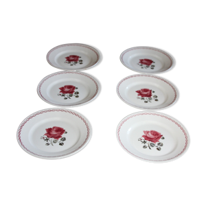 Ensemble 6 assiettes - badonviller