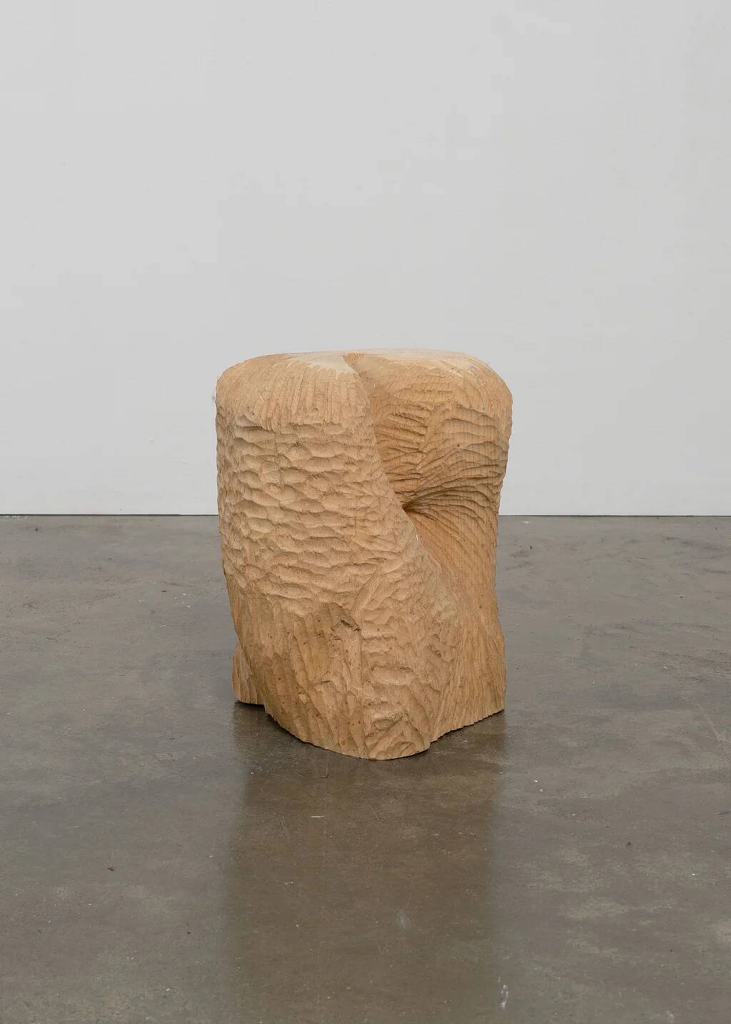 Sculptural folk craft side table