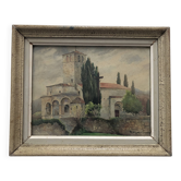 Aquarelle papier eglise st just de valcabrere haute garonne 31, r. chausson