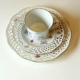 Tasse à thé et café en porcelaine bavaroise Burg Lindau