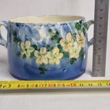 Small enamelled earthenware planter signed Jérôme Massier 19th century 10.5 cm