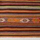 6x8 Red Blue Striped Vintage Kilim Rug  173x243Cm SK 33439