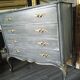 Commode patinée style Louis XV