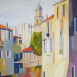 Village on the shores of the Mediterranean