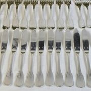 87-piece household cutlery set from Christofle, Versailles model, in metal.
