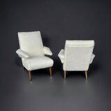 Pair of vintage armchairs from the 1950s-60s refurbished