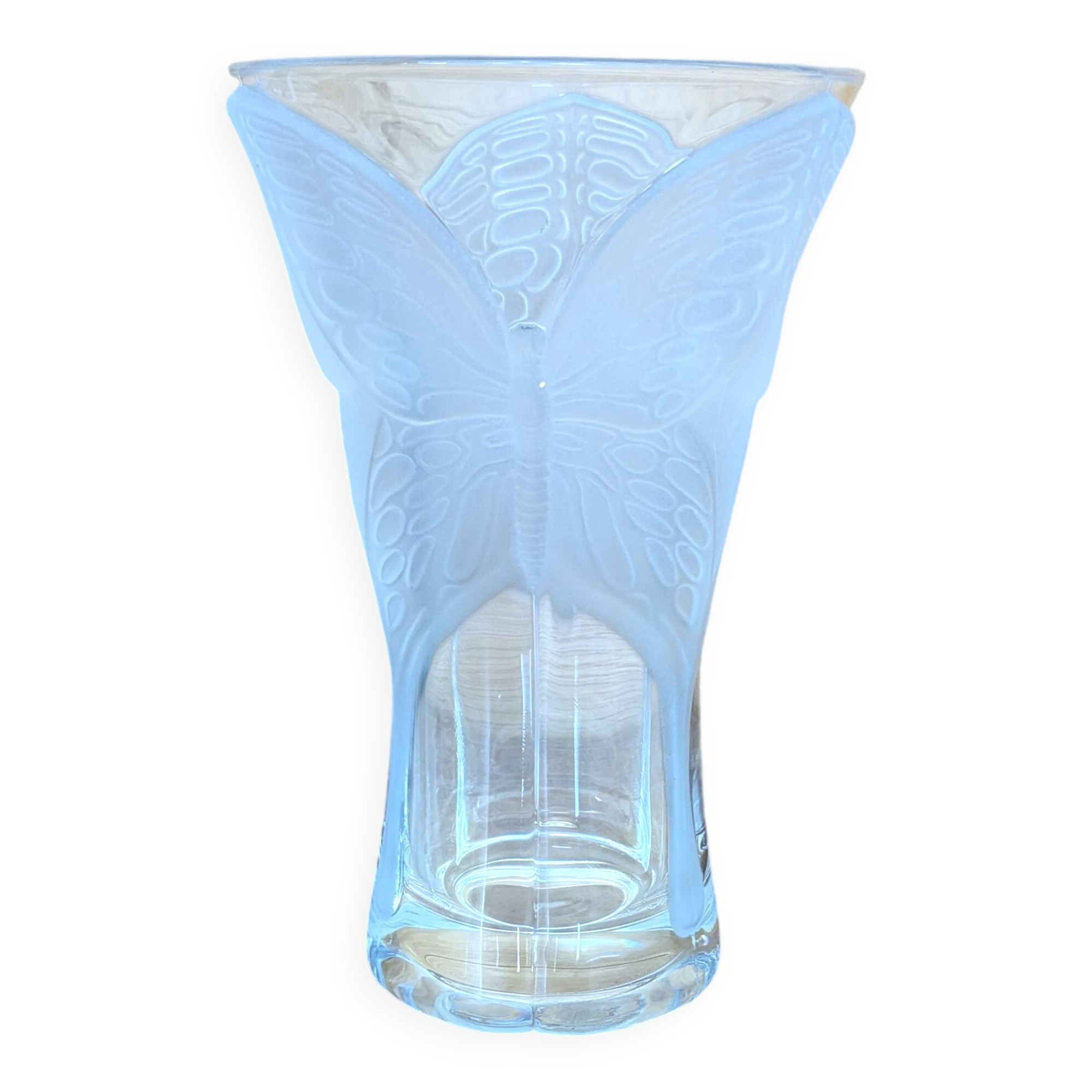 Art Deco vase in Arques crystal