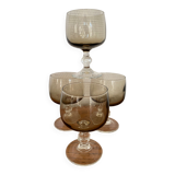 Set of 4 Luminarc wine glass model "Domaine"