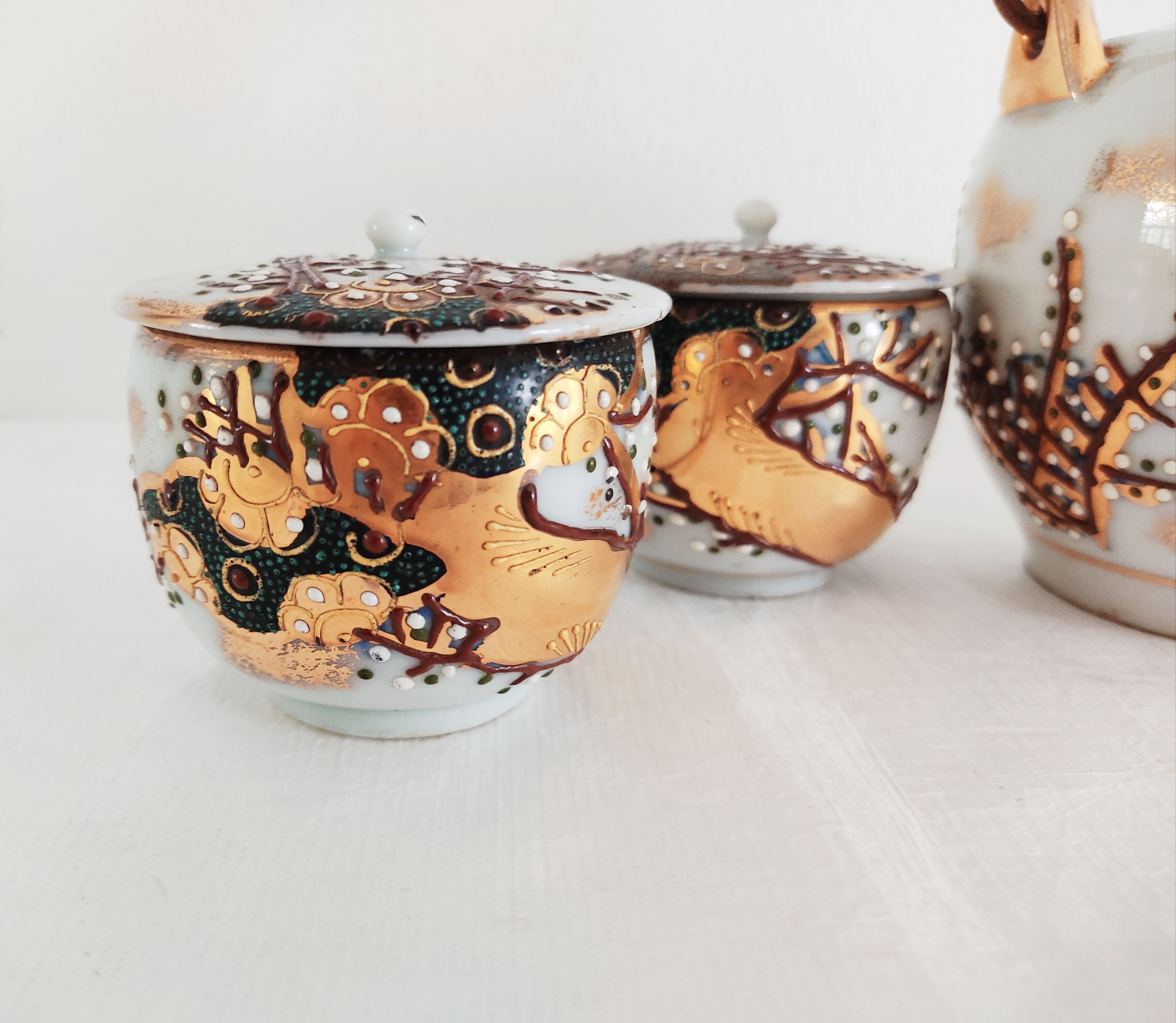 Satsuma Japanese tea set for 4 people