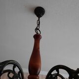 Vintage 5-spoke chandelier