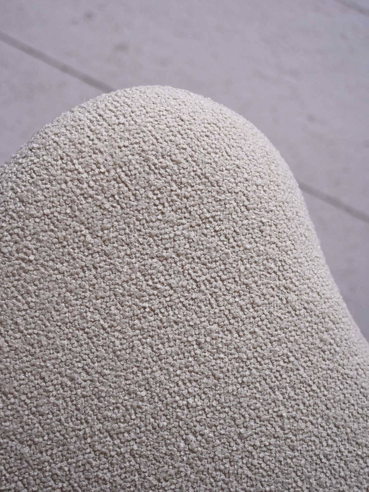 Tabouret suédois des années 1940 avec pieds en acajou