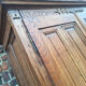 Very large antique wardrobe, vintage dressing furniture.