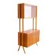 Mid century wall shelf bookcase by František Jirák for Tatra nábytok, 1960´s
