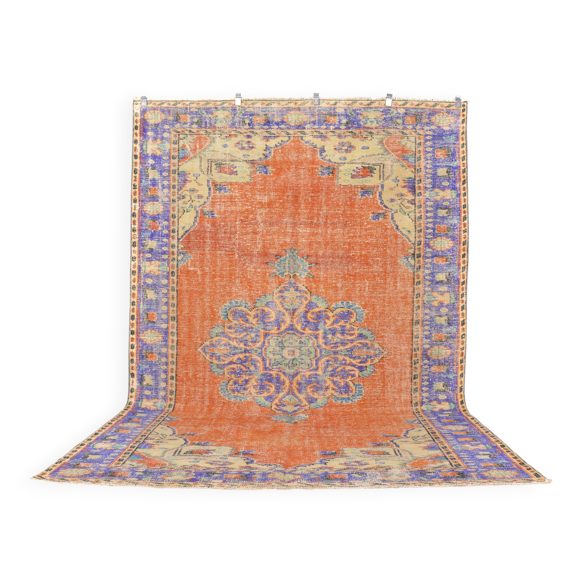 Handmade Bohemian Oushak Rug sku 2301