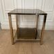 Belgo Chrom gold chrom side table with 23K gold