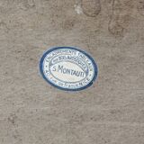 Gouache, framed peasant