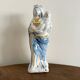 Crowned Virgin Mary in Nevers earthenware, 18th century