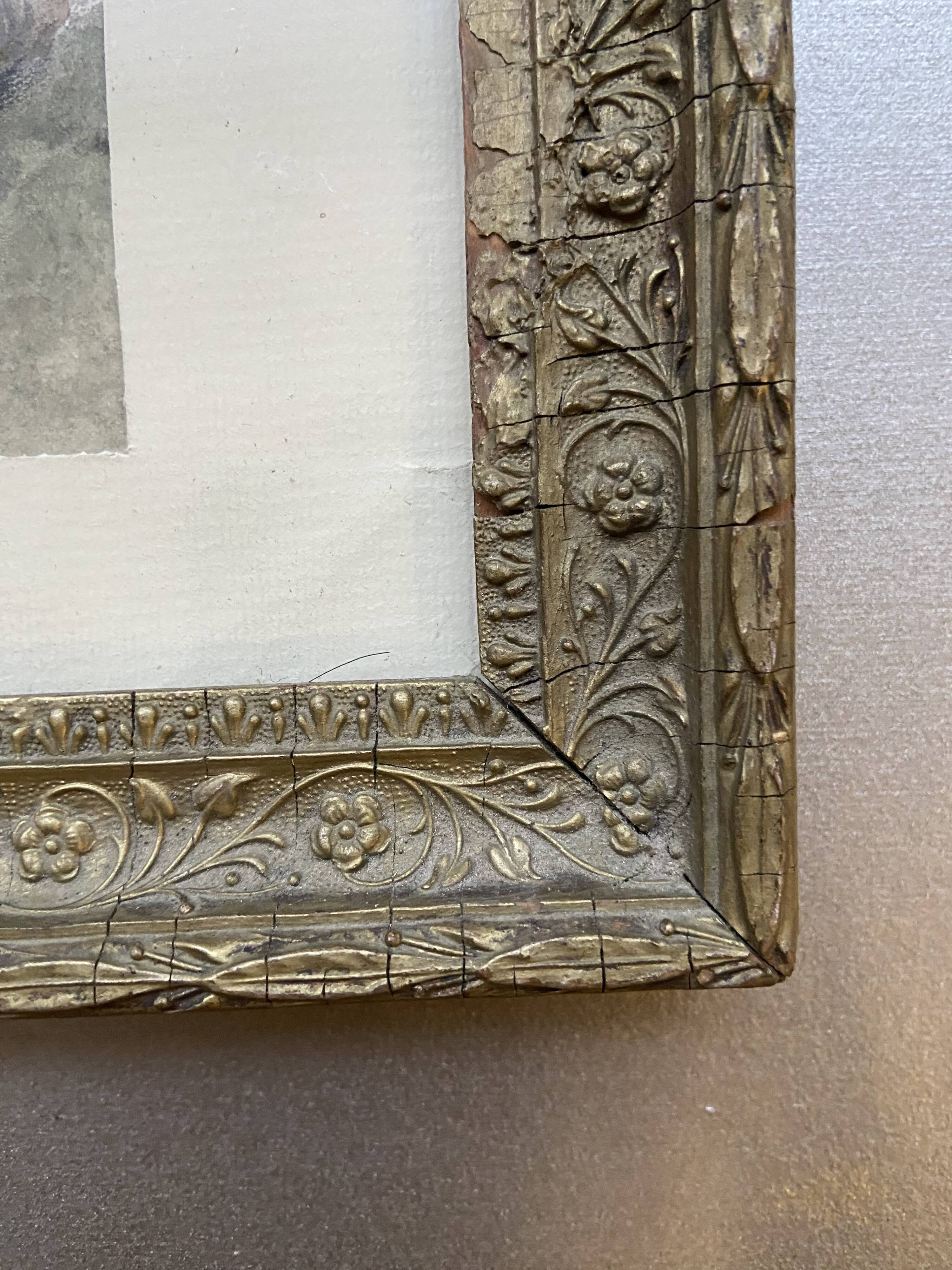 original framed watercolor