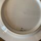 Two collection plates hand-painted rooster pattern signed fab Quimper and wolf mill hamage