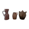 Lot of sandstone vases