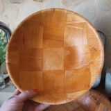 5 dishes in pressed laminated wood
