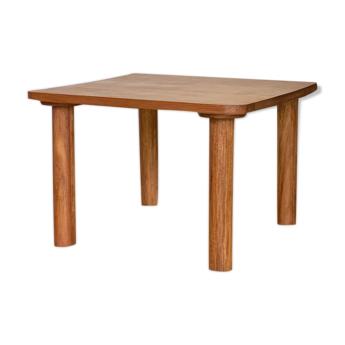 Vintage teak square coffee table