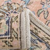 4x8 Pink & Navy Blue Vintage Rug 137x256Cm SK 6302