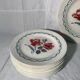 Art Deco service, Digoin Sarreguemines model, canes