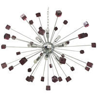 Lustre Ametista cubes murano verre spoutnik lustre