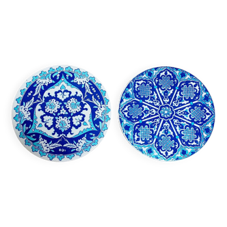 Set of 2 round ceramic trivets