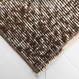 178x295Cm Persian Area Rug, Turkish Antique Rug, Faded Brown Vintage Rug