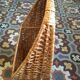 Wicker wall basket
