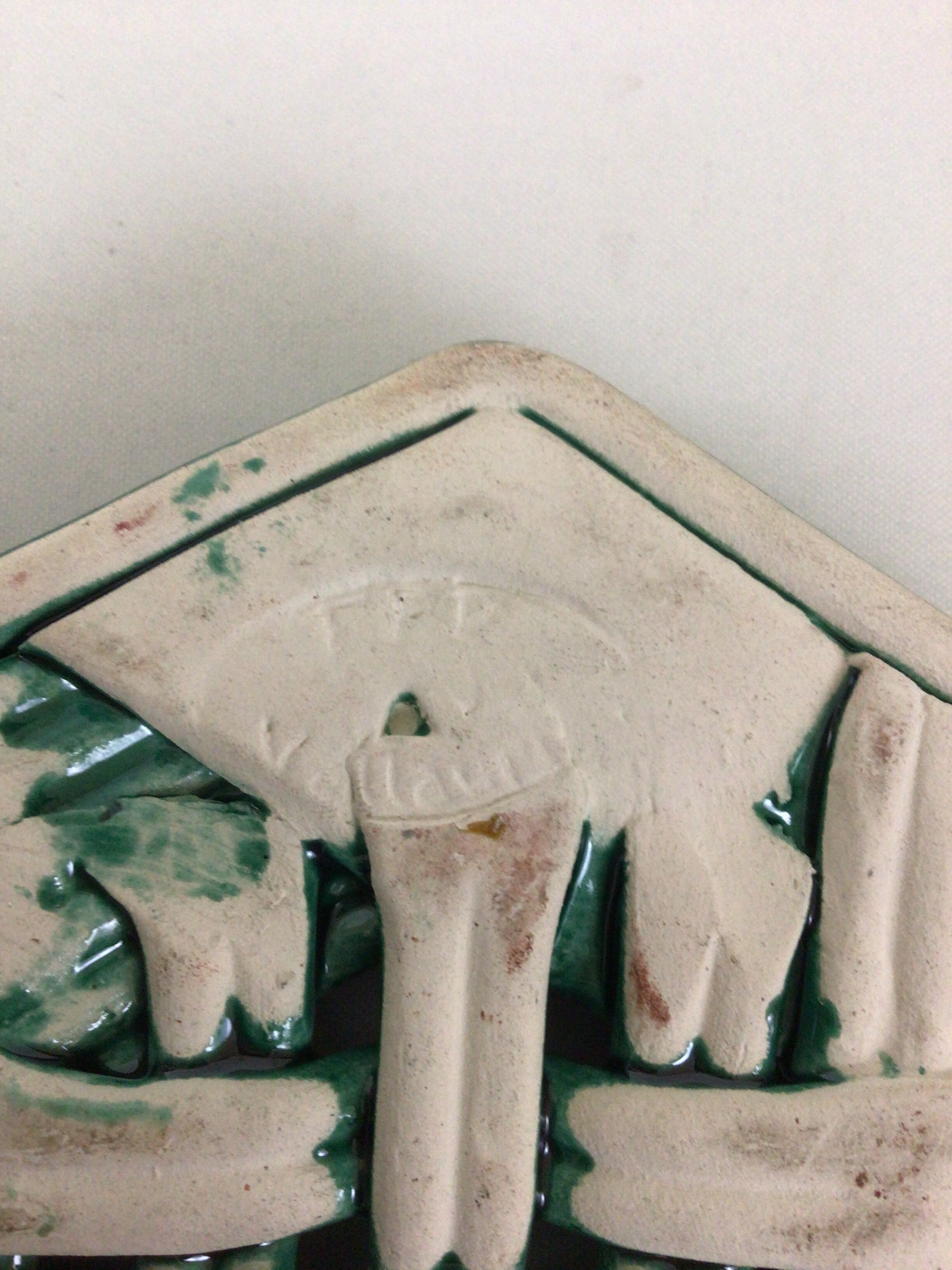 Vallauris braided green ceramic underbody