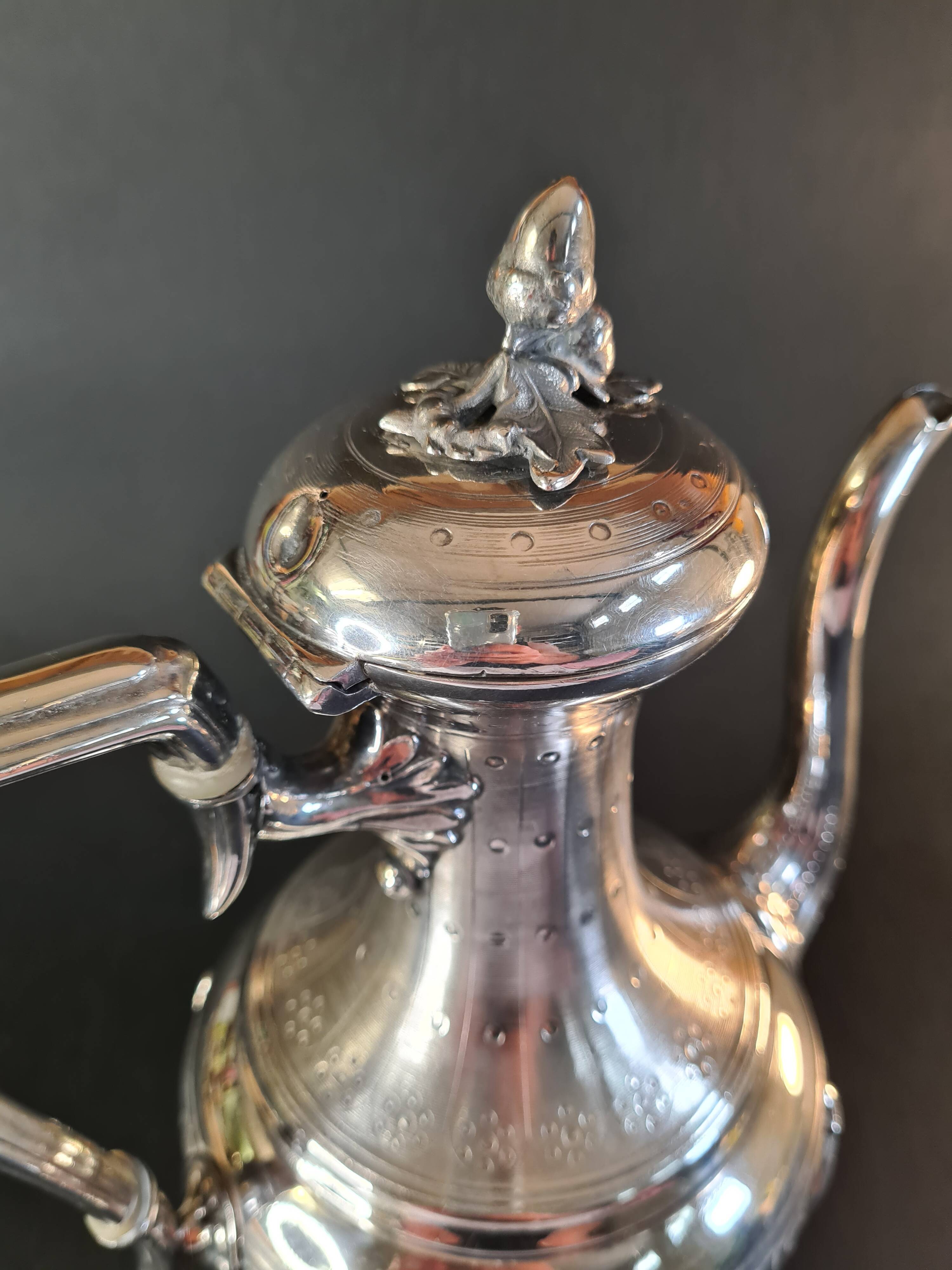 Antique silver-plated pitcher – Louis XVI style