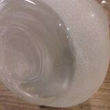 Small frosted glass carafe