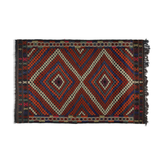 Anatolian handmade kilim rug 287 cm x 180 cm