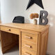 Solid oak desk
