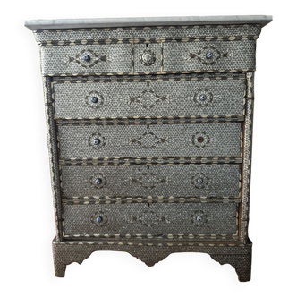 Syrian antique chest of drawers