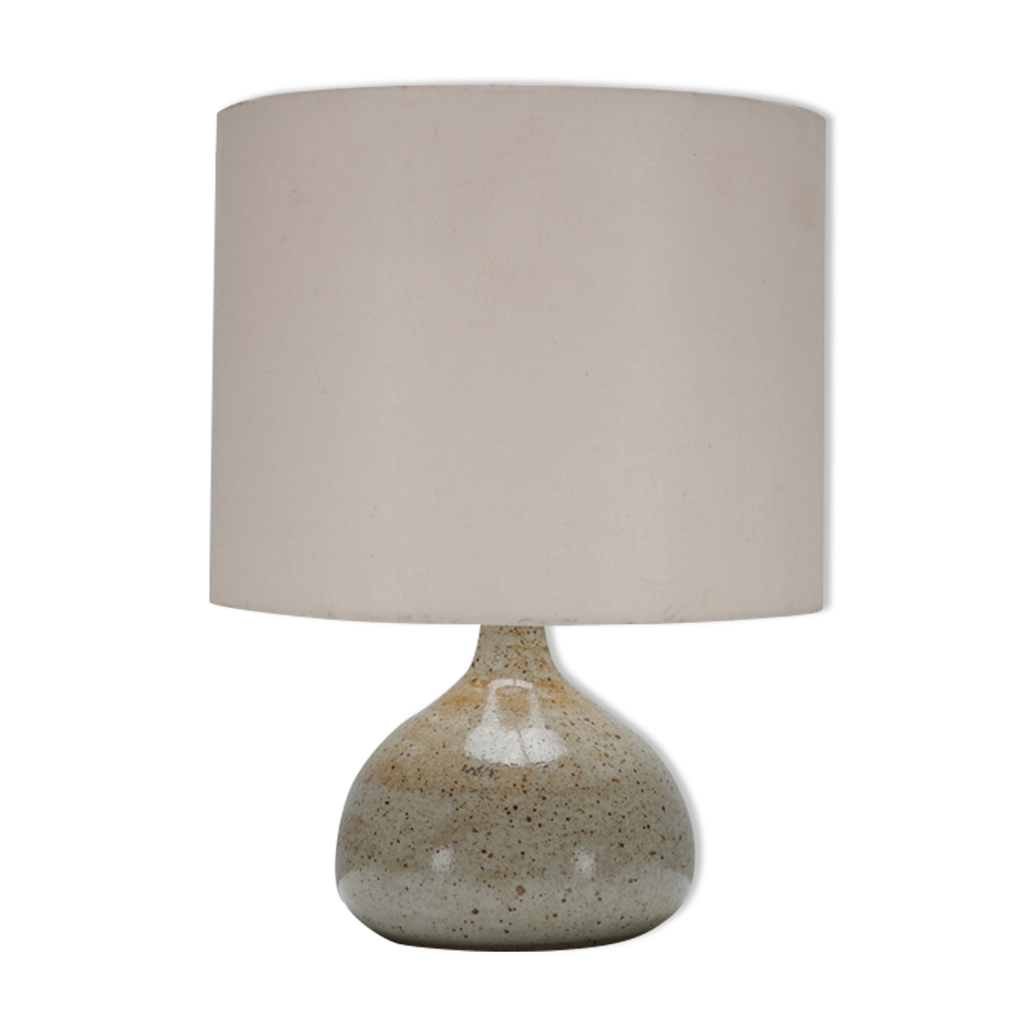 Sandstone lamp by Roland Zobel Atelier Les Cyclades Anduze