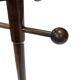 Vintage Wooden Sputnik Design Freestanding Coat Rack, 1970s, Brown