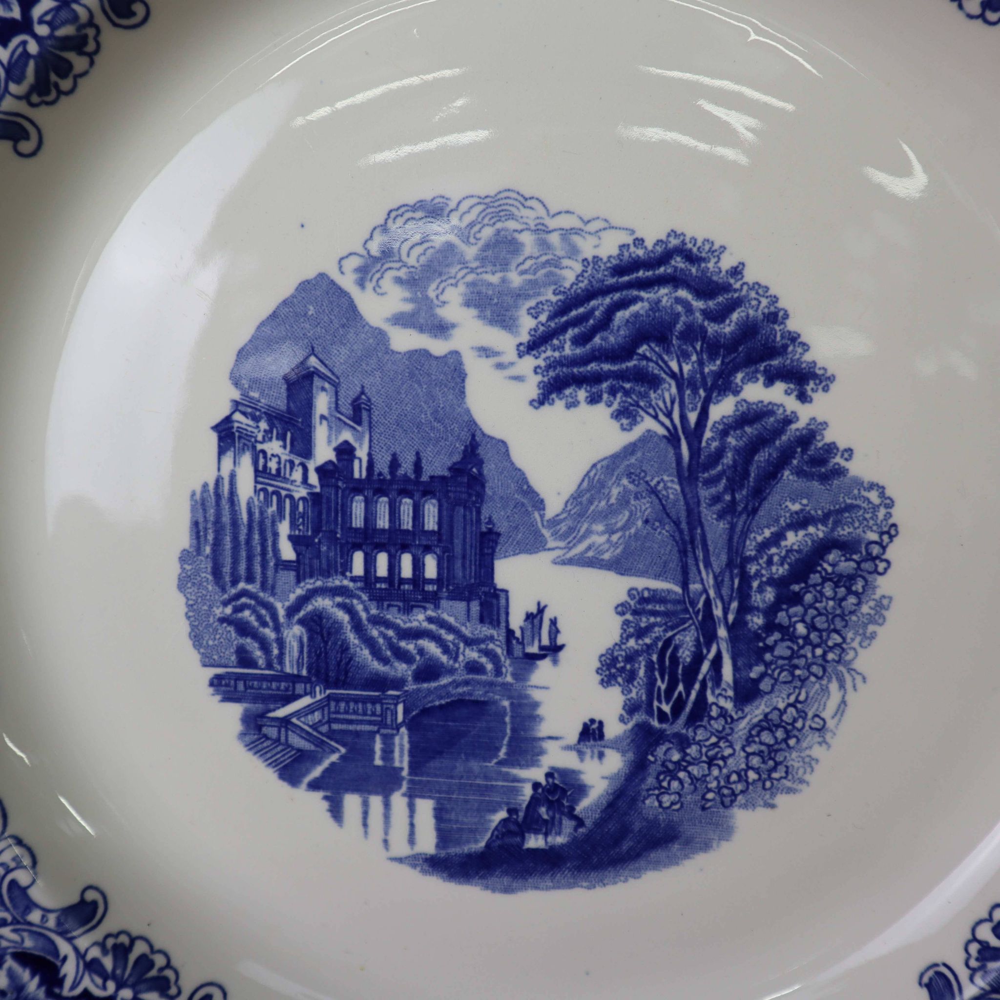 Plat rond creux Royal Sphinx Cambridge Holland