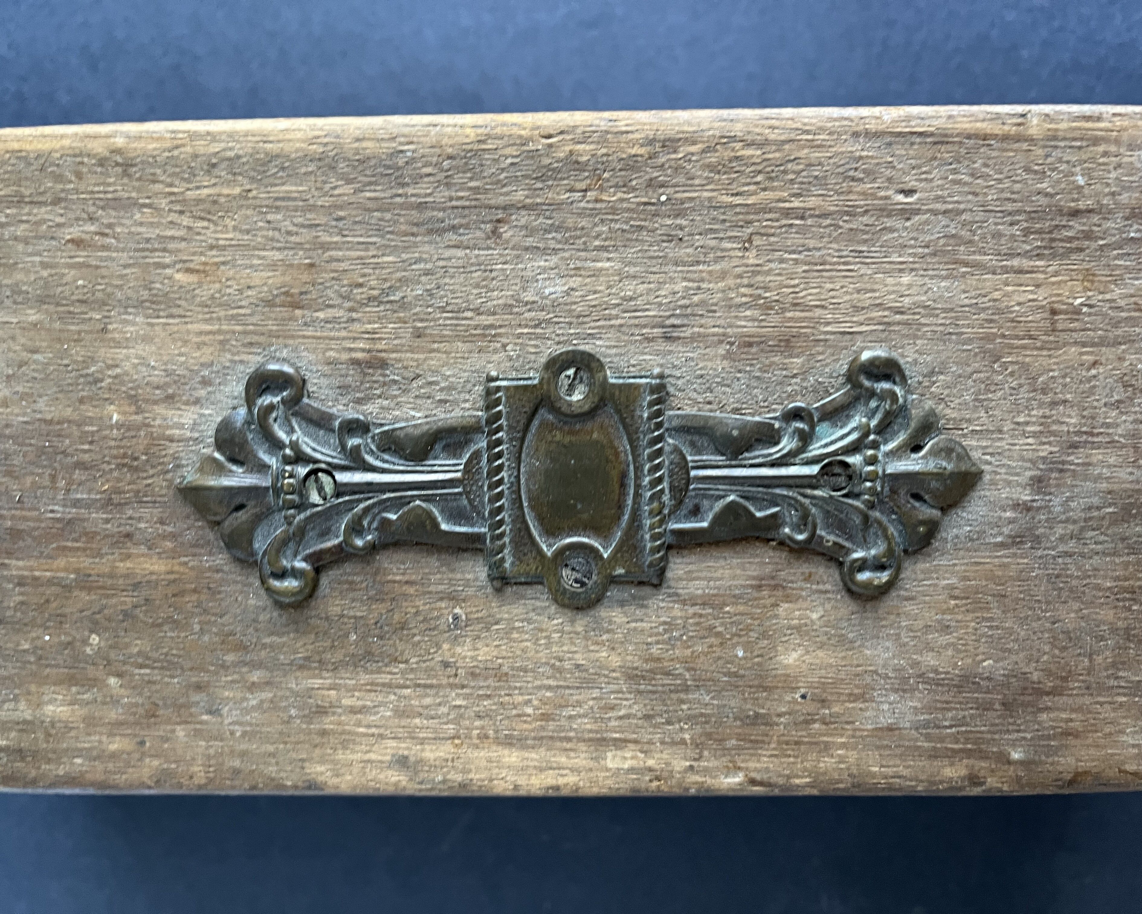 Coffret en bois vintage