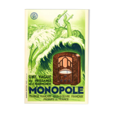 Lithographic radio Monopole poster