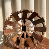 Vintage wooden basket