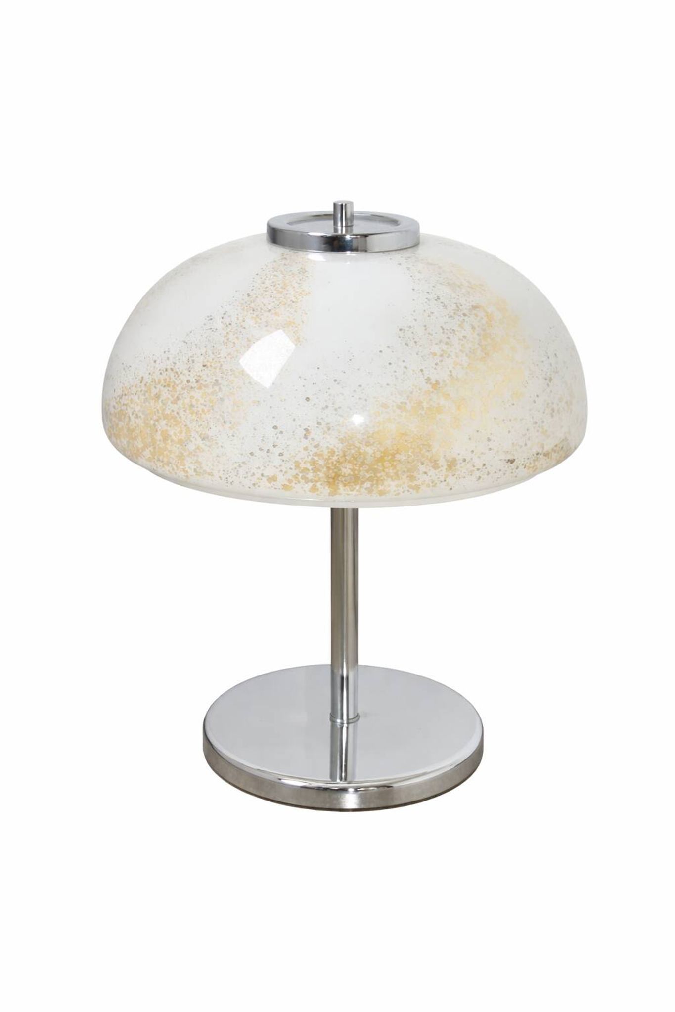 Art Deco table lamp – 1960s, wood and metal, E27