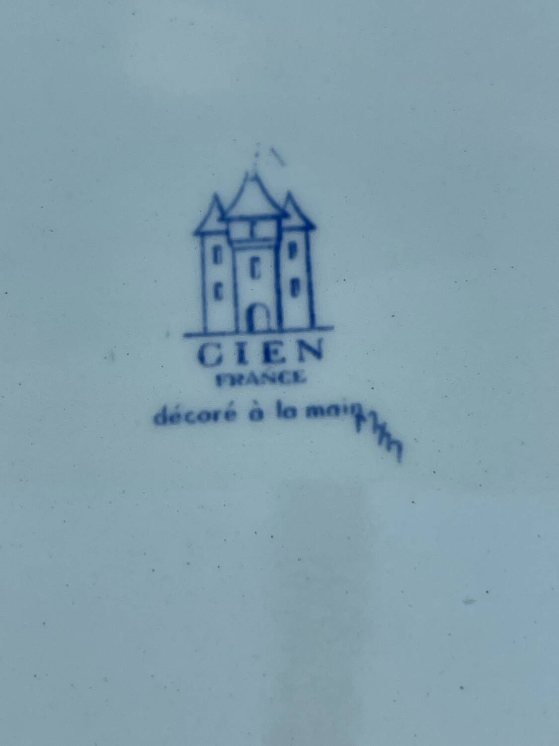 Gien France Soup Tureen with Frame 1960s
