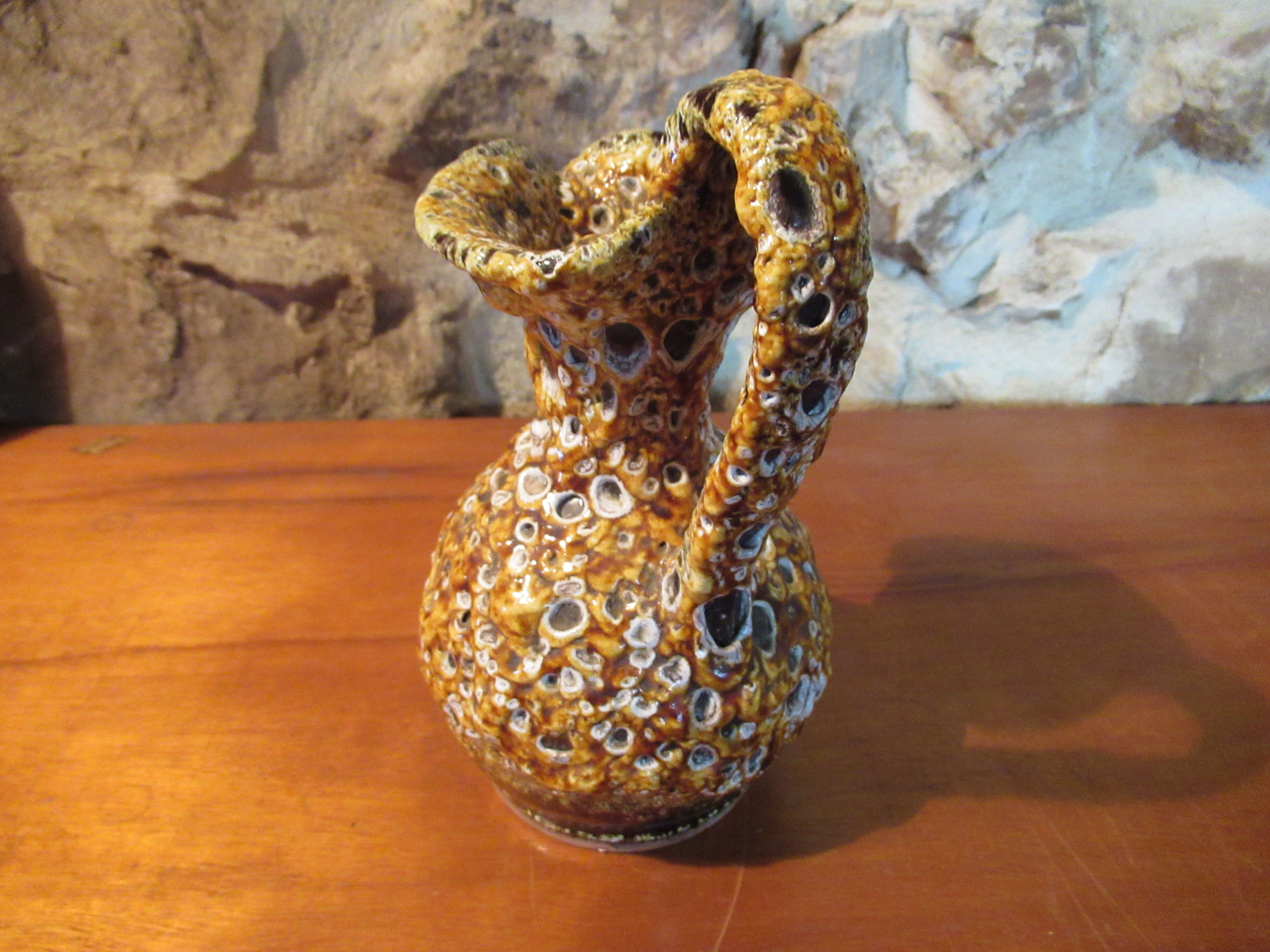 Pichet cyclope charles cart annecy savoie vintage 50s-60s fat lava