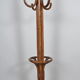 Rattan coat rack