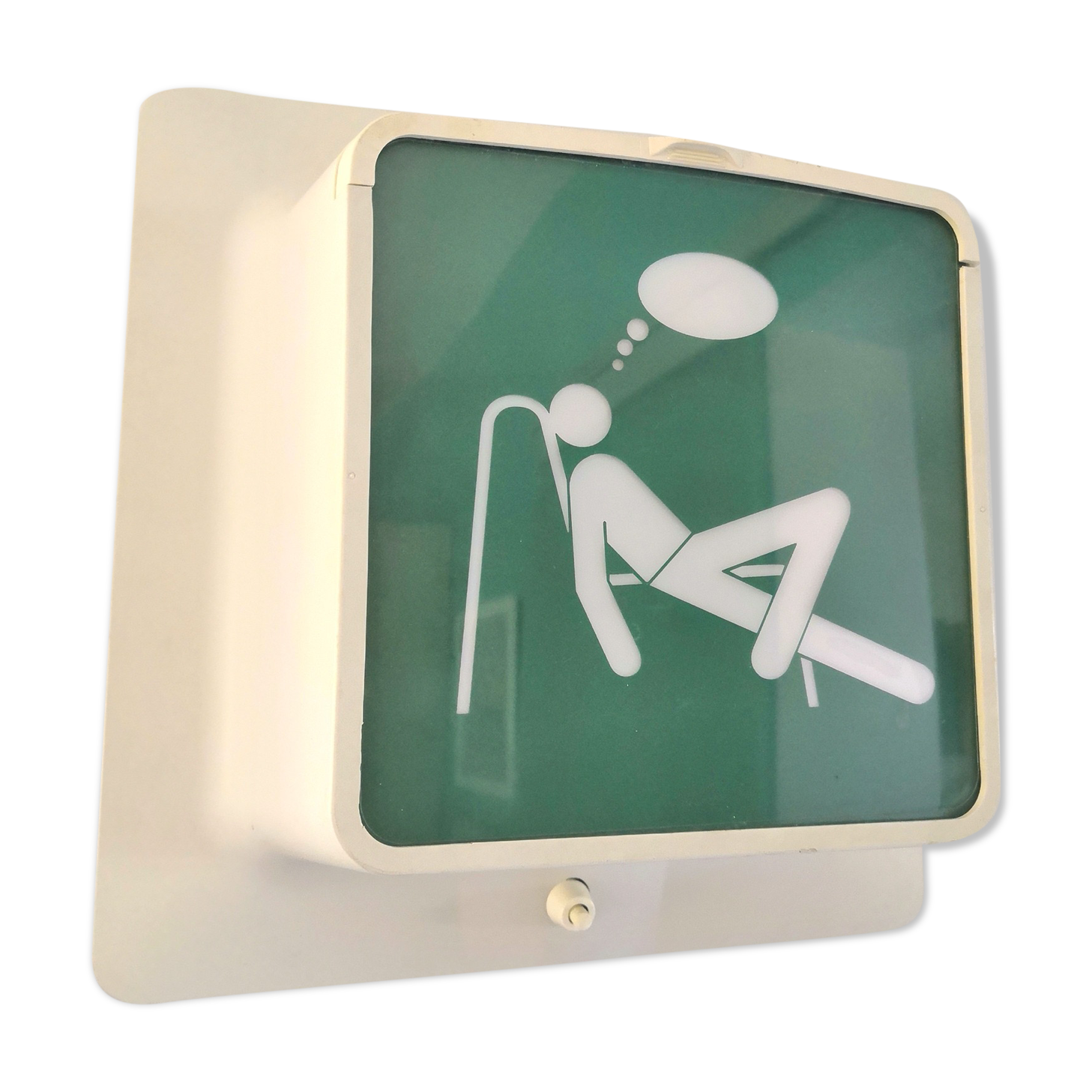 Vintage interchangeable wall lamp Ikea model Skugga